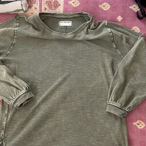 We The Free Olive Green Tunic Top